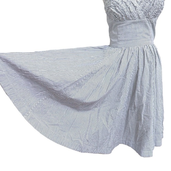 The Trashy Diva Apple Tart Dress Seersucker Ruffle Bust Size 4 Swing Dress - Picture 5 of 11